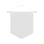 Moth & Moon Pennant Banner — Gothic Botanical Wall Flag