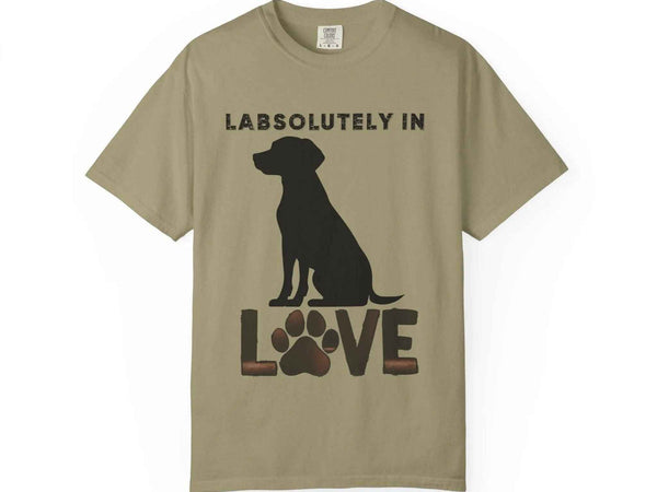 Black Lab T-shirt - Modern Silhouette Comfort Tee