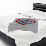 Personalized Plush Blanket - 'Fueled by Love' - Cozy Gift for Couples - Iron Phoenix GHG