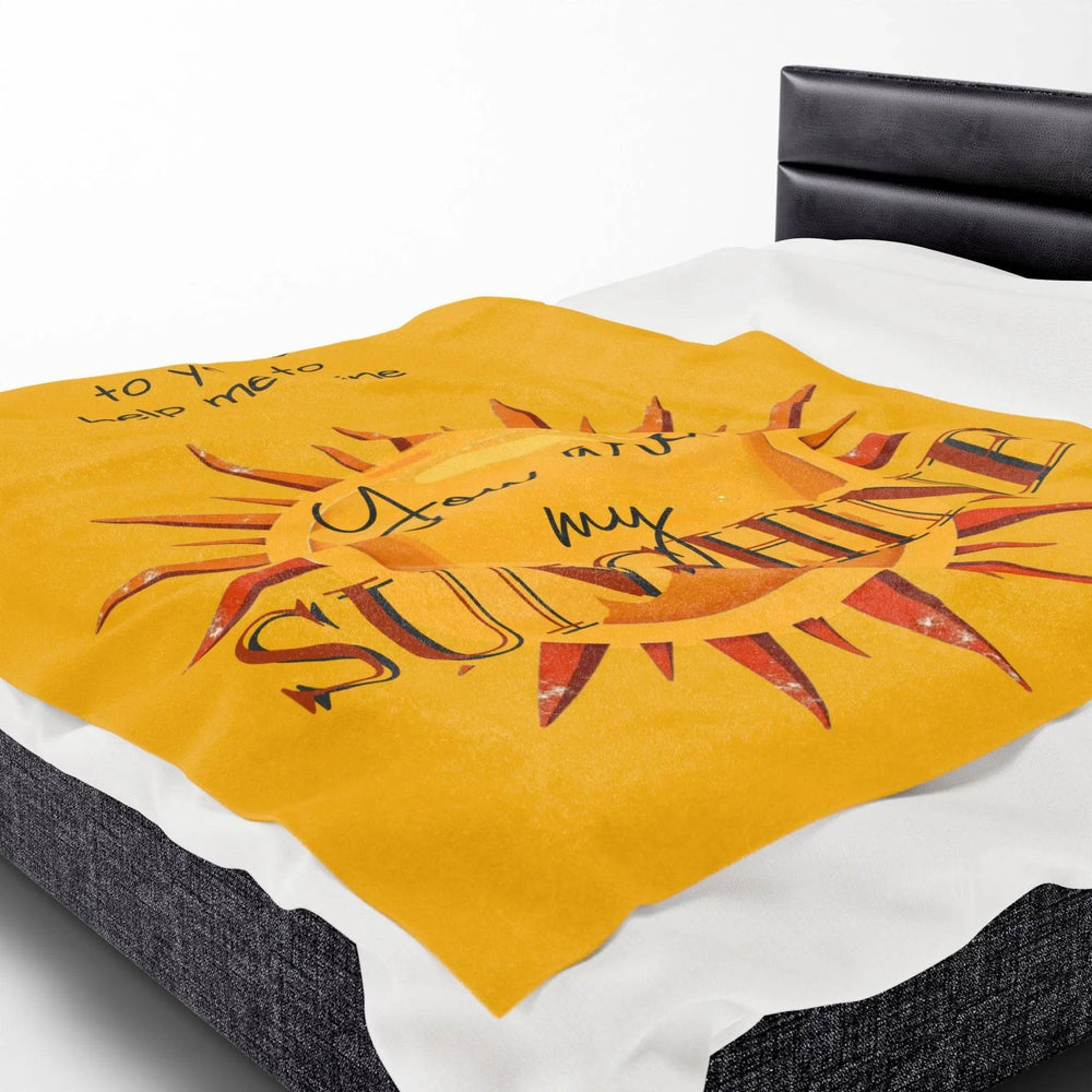 Personalized You Are My Sunshine Blanket 30-80