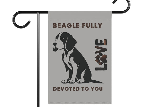 Beagle Garden Banner - Adorable Dog Design Outdoor Decor - Iron Phoenix GHG