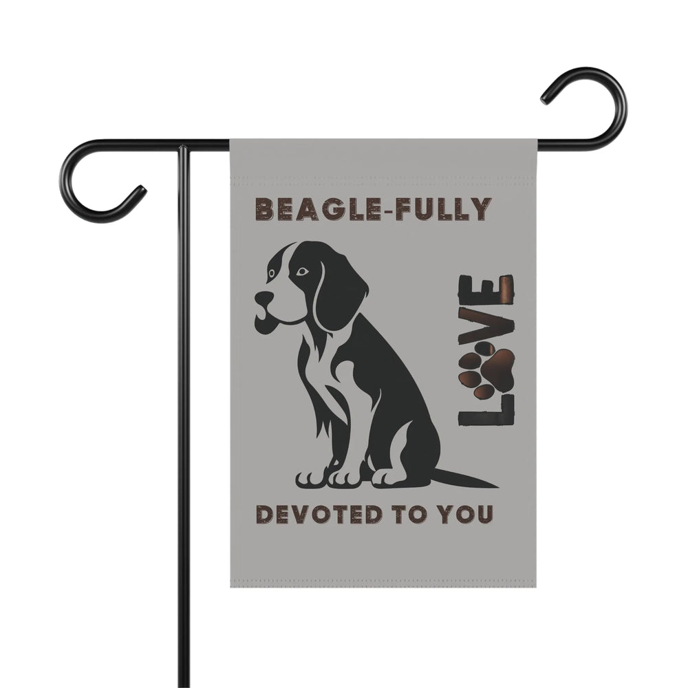 Beagle Garden Banner - Adorable Dog Design Outdoor Decor