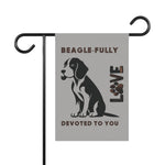 Beagle Garden Banner - Adorable Dog Design Outdoor Decor - Iron Phoenix GHG