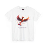 Phoenix Graphic Tee — 'Fabulous' Back Print Inspirational T-Shirt