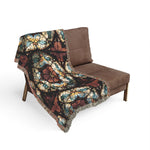 Stained Glass Mosaic Woven Blanket