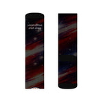 American Flag Sublimation Socks — Patriotic Eagle Graphic Crew Socks