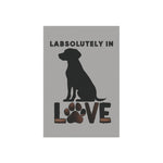 Labrador Retriever Garden Banner - Adorable Dog Design Outdoor Decor - Iron Phoenix GHG