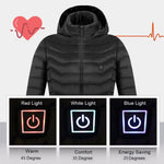 Heated USB Jacket for Outdoors | Red, Black - Iron Phoenix GHG