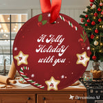 Acrylic Ornament with Ribbon