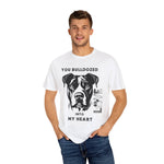 Bulldog Love Unisex T-Shirt: Eco-Friendly Comfort for Gamer Dog Enthusiasts - Iron Phoenix GHG