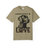 Black Lab T-shirt - Labsolutely In Love Comfort Tee - Iron Phoenix GHG