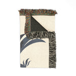 Phoenix Silhouette Woven Blanket | Tribal Bird Throw, Boho Home Decor