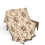 Patchwork Star quilt pattern Woven Blanket | farmhouse boho throw