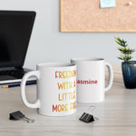 Inspirational Name Coffee Mug – Personalized 'Jasmine' Ceramic Mug (11oz & 15oz)