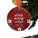 Acrylic Ornament with Ribbon