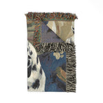 Dalmatian Dog Woven Blanket — Cozy Pet Portrait Throw for Dog Lovers