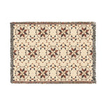 Patchwork Star quilt pattern Woven Blanket | farmhouse boho throw