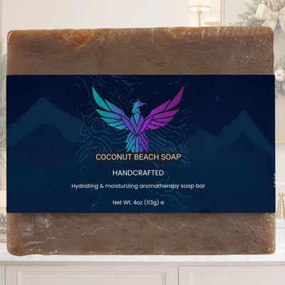 Coconut Beach Handcrafted Aromatherapy Soap Bar - Hydrating | Natural Spa Gift