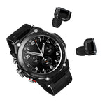 black smartwatch with wireless bluetooth earbuds | Our Phoenix Rise