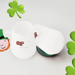 13oz Personalized Frosted Wine Glass, Eco-Friendly Fun - Iron Phoenix GHG