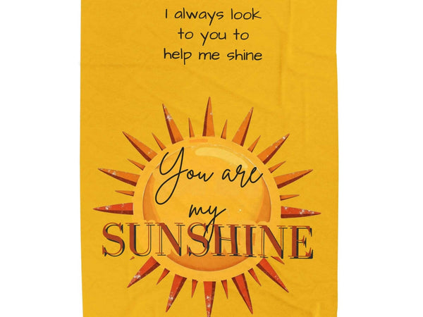 You Are My Sunshine Velveteen Plush Blanket 2025 - Iron Phoenix GHG