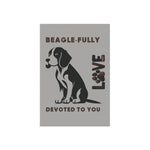 Beagle Garden Banner - Adorable Dog Design Outdoor Decor - Iron Phoenix GHG