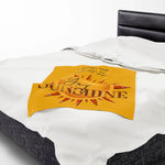You Are My Sunshine Velveteen Plush Blanket 2025 - Iron Phoenix GHG