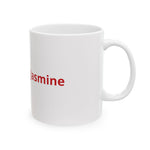Jasmine name script mug | Ceramic Mug