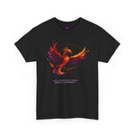 Phoenix Graphic Tee — 'Fabulous' Back Print Inspirational T-Shirt