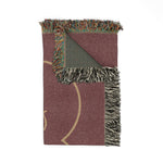 Oversized Heart Woven Blanket | Cozy Throw, Fringe Edge, Minimal Heart Design