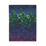 Minecraft inspired Mountain Vibes Velveteen Plush Blanket - Iron Phoenix GHG