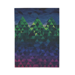 Minecraft inspired Mountain Vibes Velveteen Plush Blanket - Iron Phoenix GHG