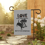 Dachshund Garden Banner - Adorable Dog Design Outdoor Decor - Iron Phoenix GHG
