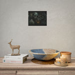 Horror Creature Poster | Rolled Poster, Dark Cave, Creepy Skeleton Figure