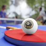 Retro 8 Ball Design Ping Pong Balls | 6 Pack