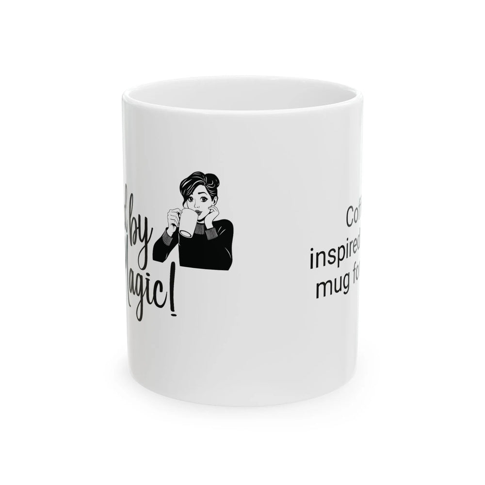 Mom's Magic Mug - Cozy Inspirational Coffee Cup for Mom