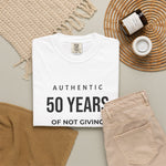 50 Years of Not Giving a Damn T-Shirt — Funny 50th Birthday Tee