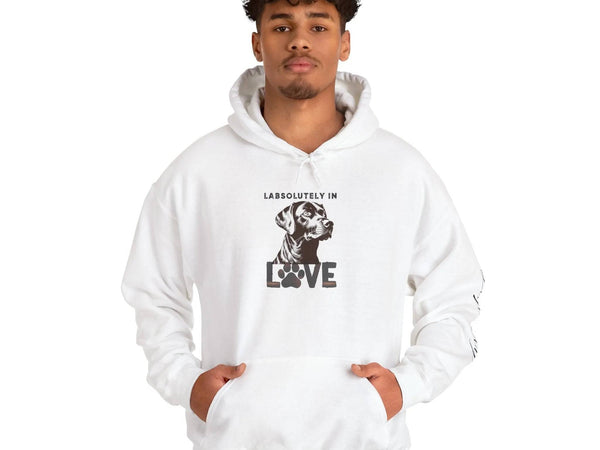 Copy of Dog Lover Hoodie - 'LABSOLUTELY IN LOVE' Sweatshirt for Pet Owners - Iron Phoenix GHG