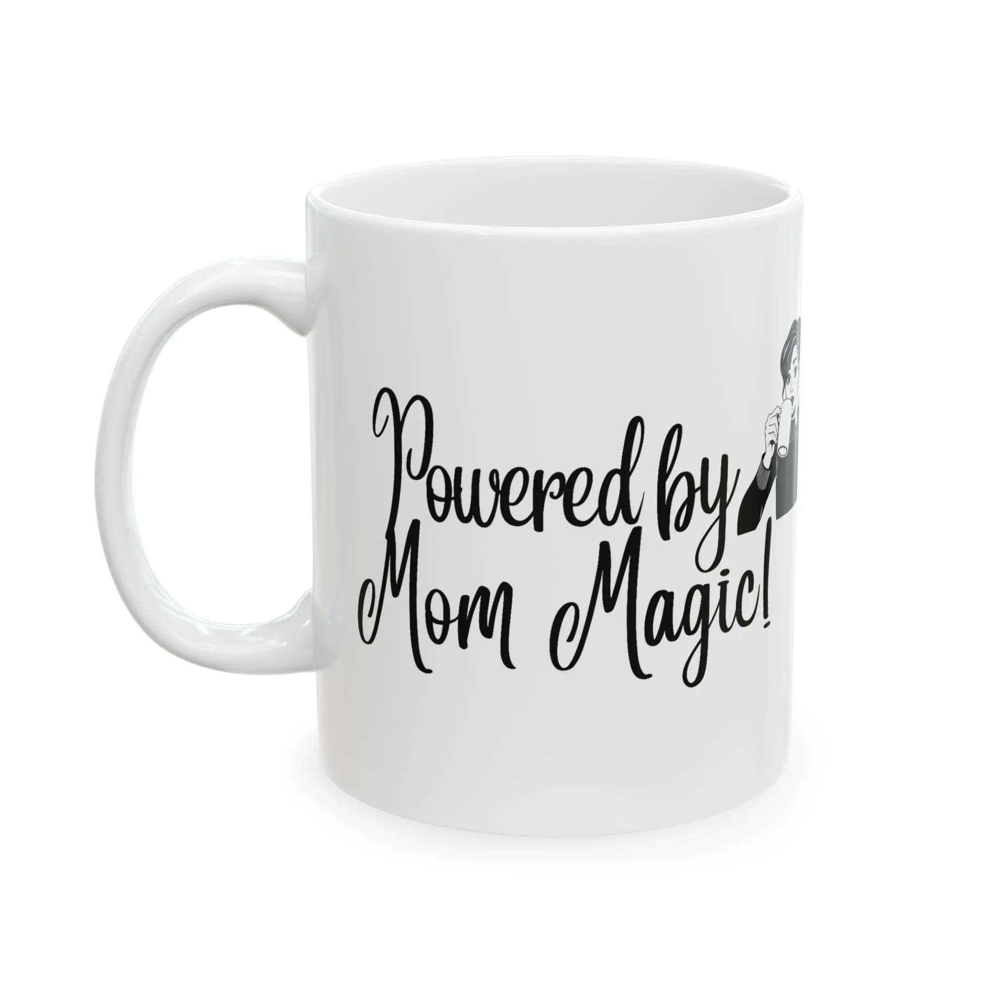 Mom's Magic Mug - Cozy Inspirational Coffee Cup for Mom