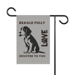 Beagle Garden Banner - Adorable Dog Design Outdoor Decor - Iron Phoenix GHG