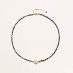 Twilight Pearl Iolite Necklace