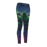 Vibrant Geometric Leggings for Active Women, Yoga Pants, Fitness Wear, Casual Style, Unique Athleisure Outfit, Gym Leggings - Iron Phoenix GHG
