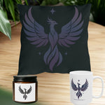 Rising Phoenix Outdoor Pillow - Mystical Patio Decor | Fade-Resistant