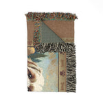 Shih Tzu Woven Blanket – Cozy Dog Throw with Scenic Backdrop