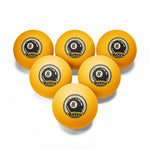Retro 8 Ball Design Ping Pong Balls | 6 Pack