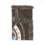 Patriotic Eagle Woven Blanket — "Proud to Be an American" Throw