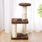 Multi-Level Cat Climbing Tower - Brown Color with Toy Mouse | Our Phoenix Rise