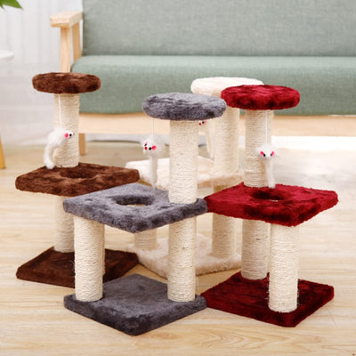 Multi-Level Cat Climbing Tower - Full View with Multiple Colors | Our Phoenix Rise