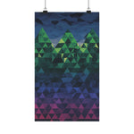 Abstract Mountain Matte Vertical Poster 2025 - Iron Phoenix GHG