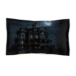 Haunted Mansion Halloween Pillow Sham - Envelope Closure Back View | Our Phoenix Rise
